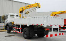 XCMG official new 4 ton mini telescopic boom loader lorry crane SQ4SK3Q for sale
